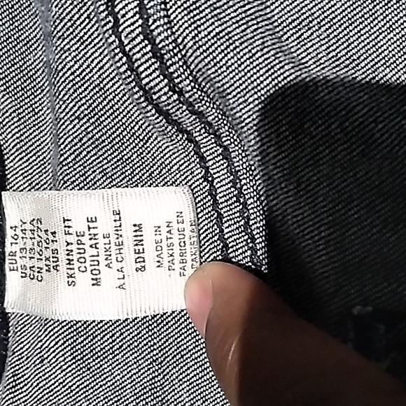 H&M Skinny Jeans dark blue with front and back pockets - Picture 3 of 6